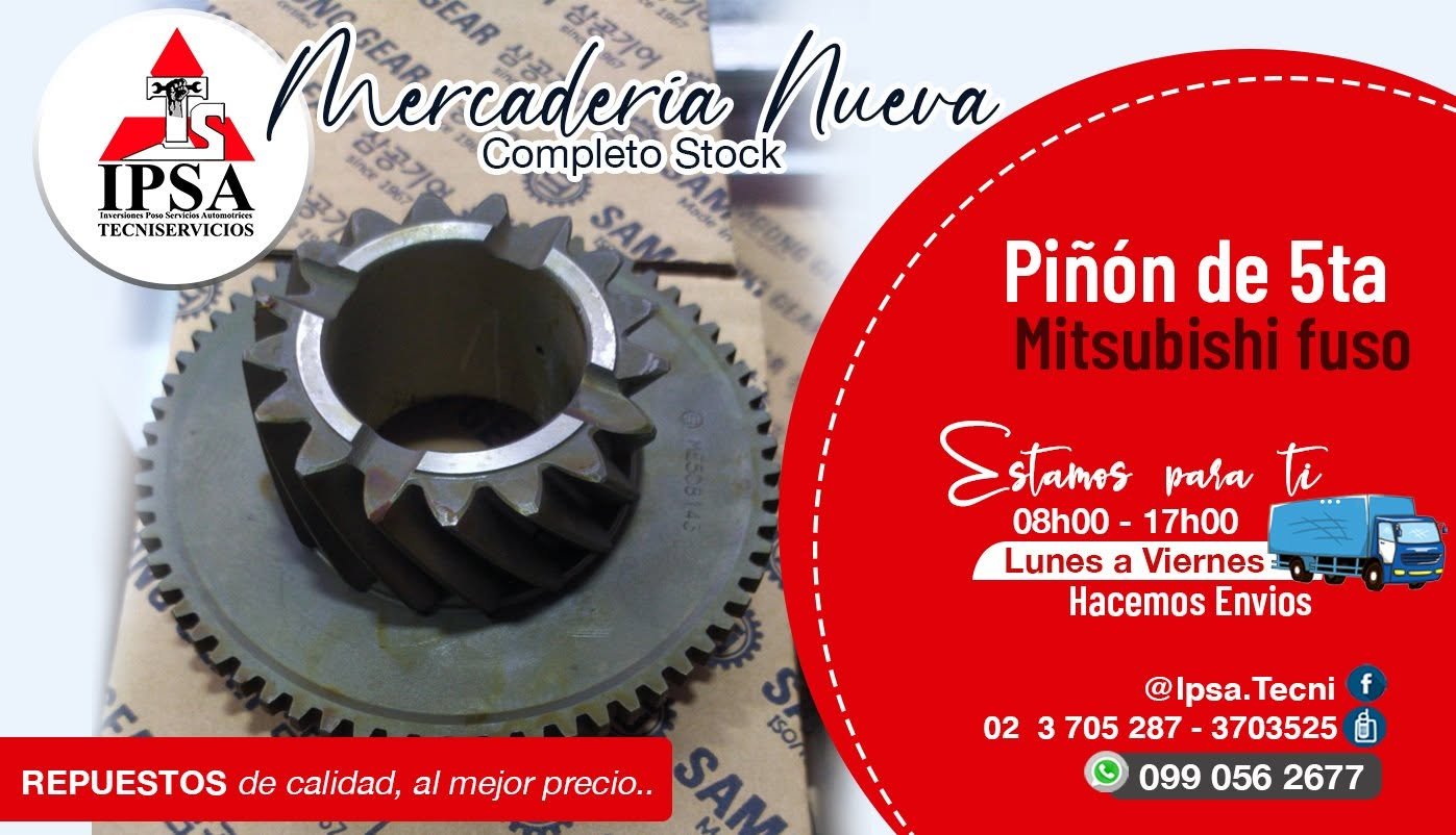 Piñon 5ta Fuso