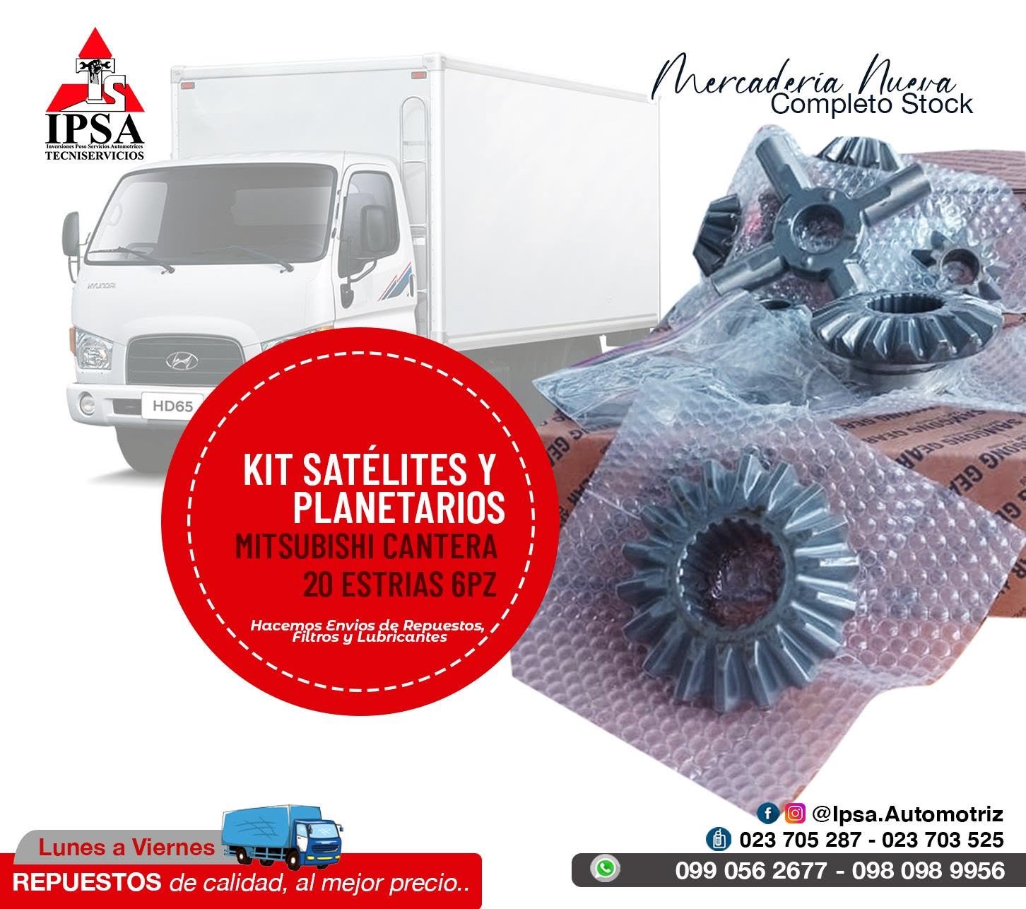 Kit Satelites Y Planetarios Canter 20 Est