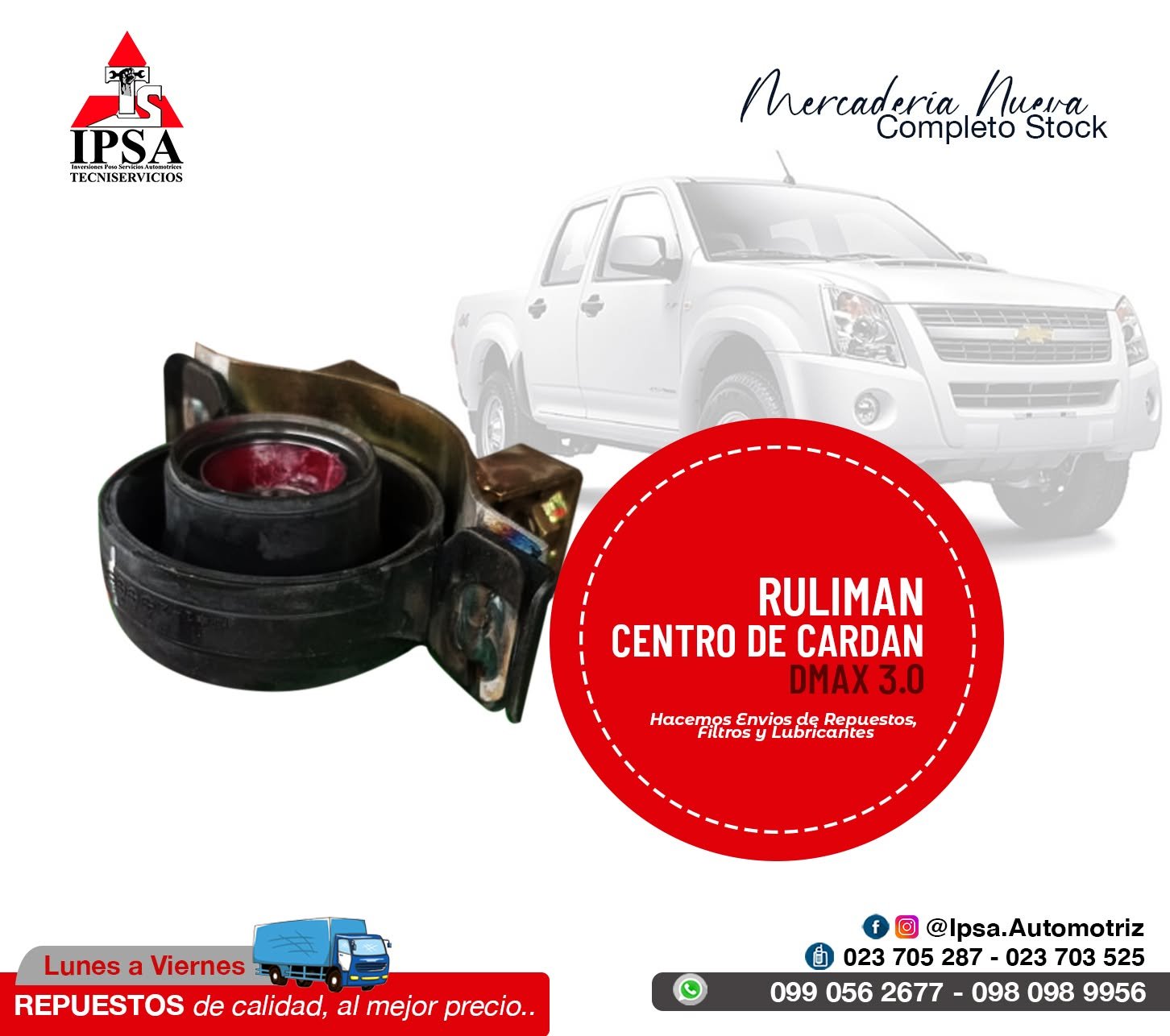 Ruliman Centro Cardan Dmax