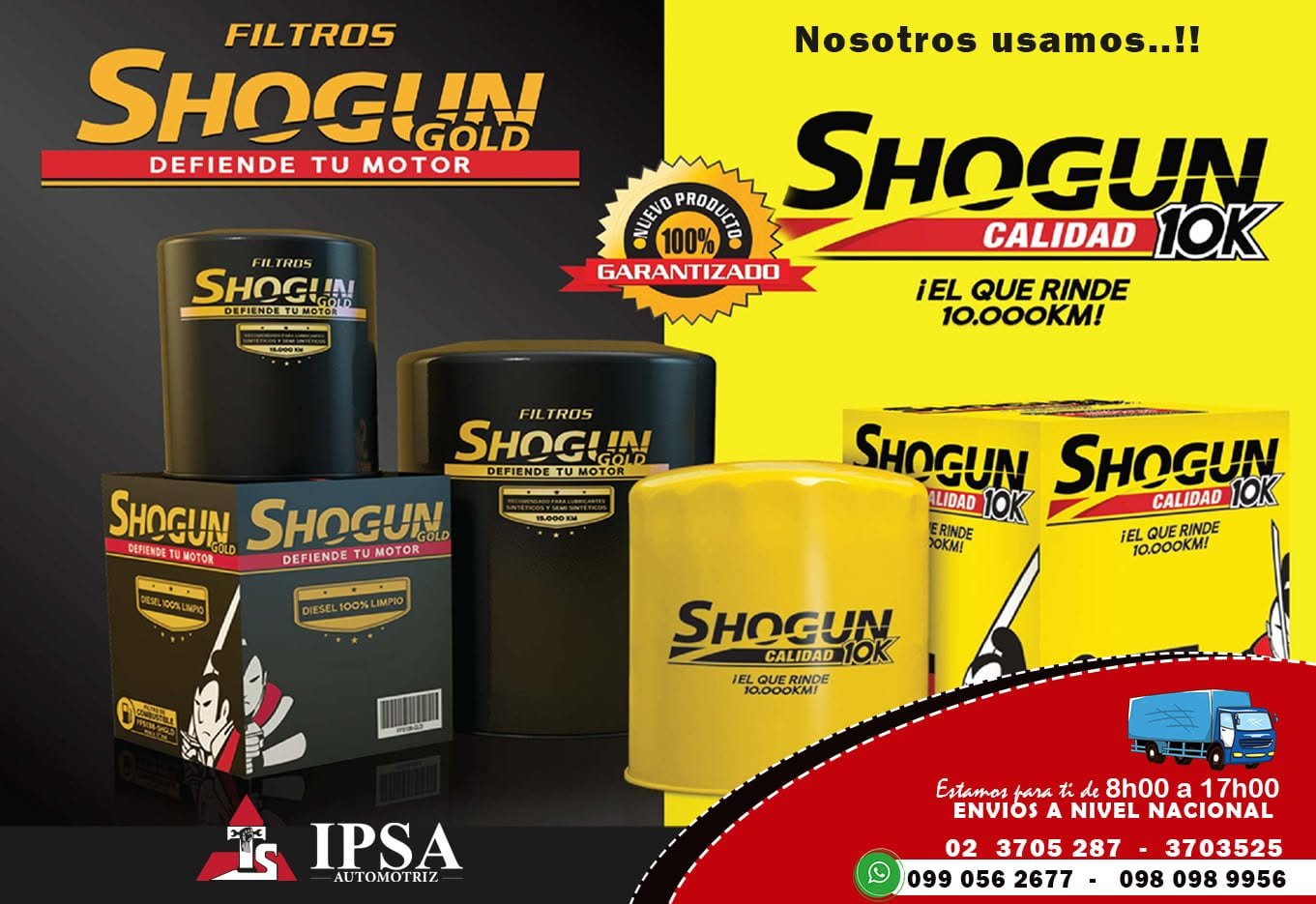 Filtros Shogun
